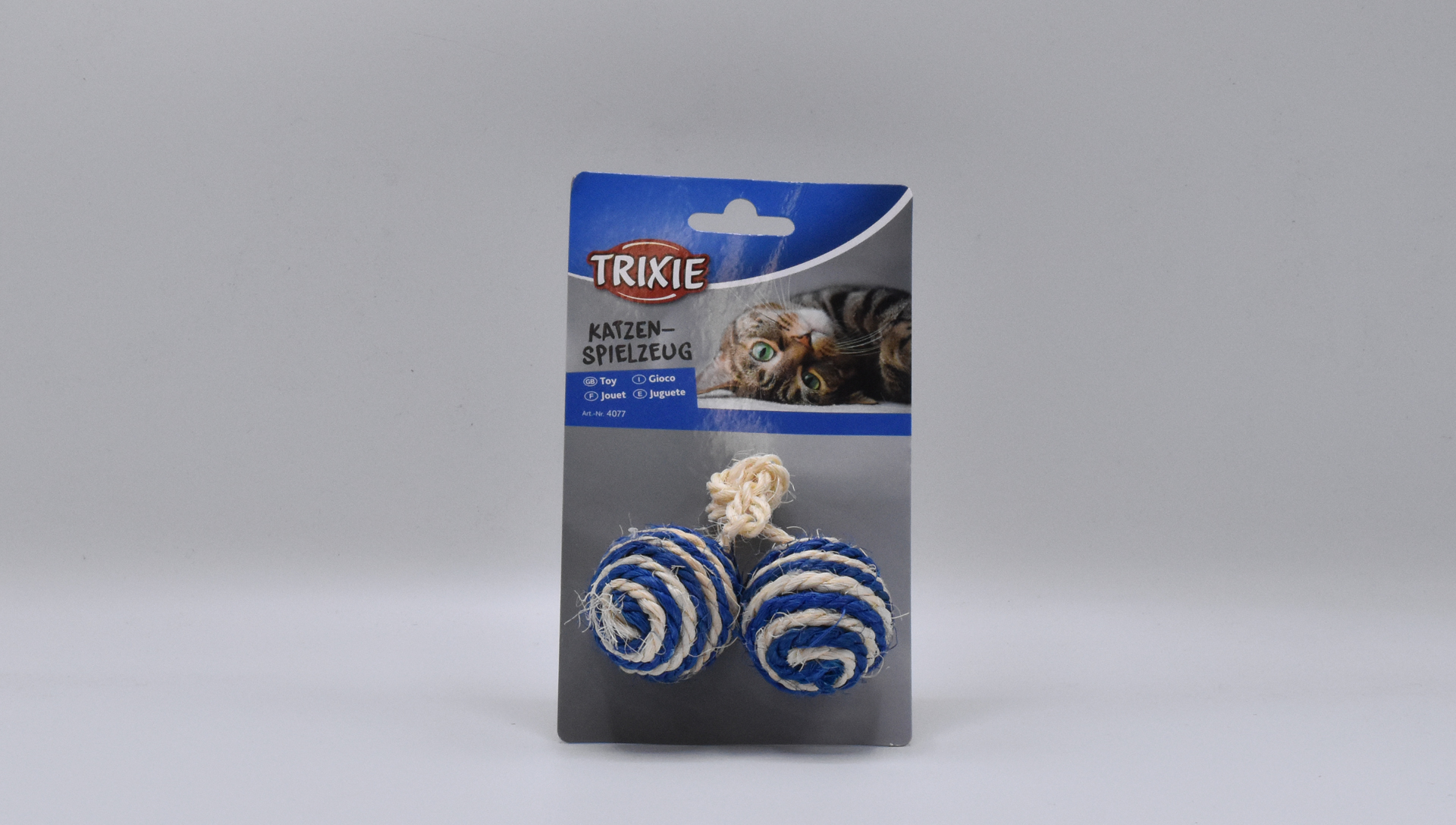 Trixie sisalové míčky se šantou kočičí