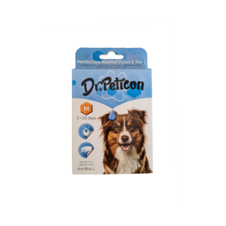 Pipeta proti klíšťatům a blechám pro střední psy 5x2ml