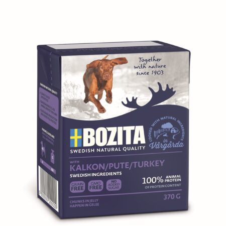 Krmivo pro psy - BOZITA bezobilné kousky - krůtí v želé
