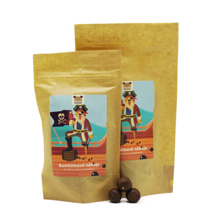 Pamlsek pro psy Bambitkové náboje - jehněčí kuličky s vitamínem C